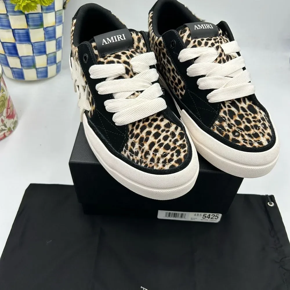 Men's Amiri  leopard  Sunset low top sneakers size 45